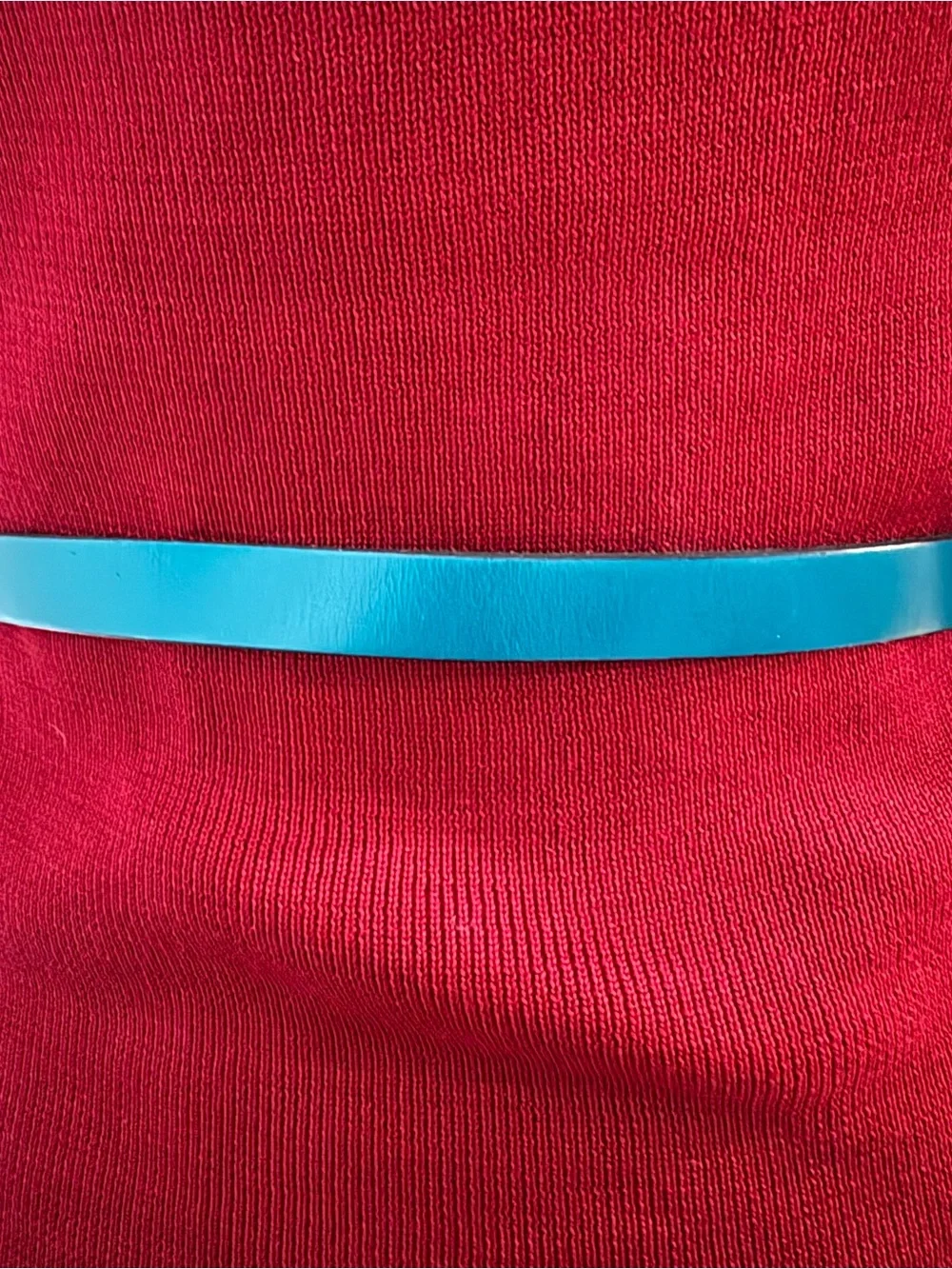 Teal Gold Accent Women's Waist Belt